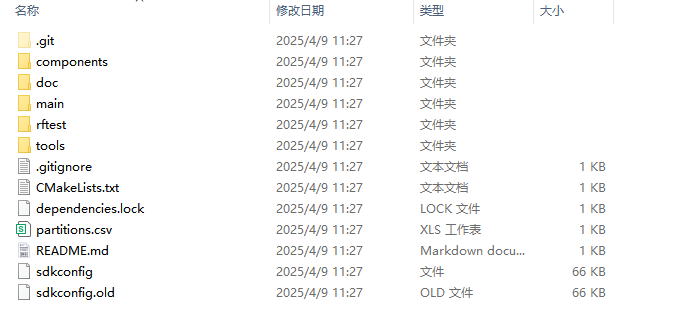 项目目录结构