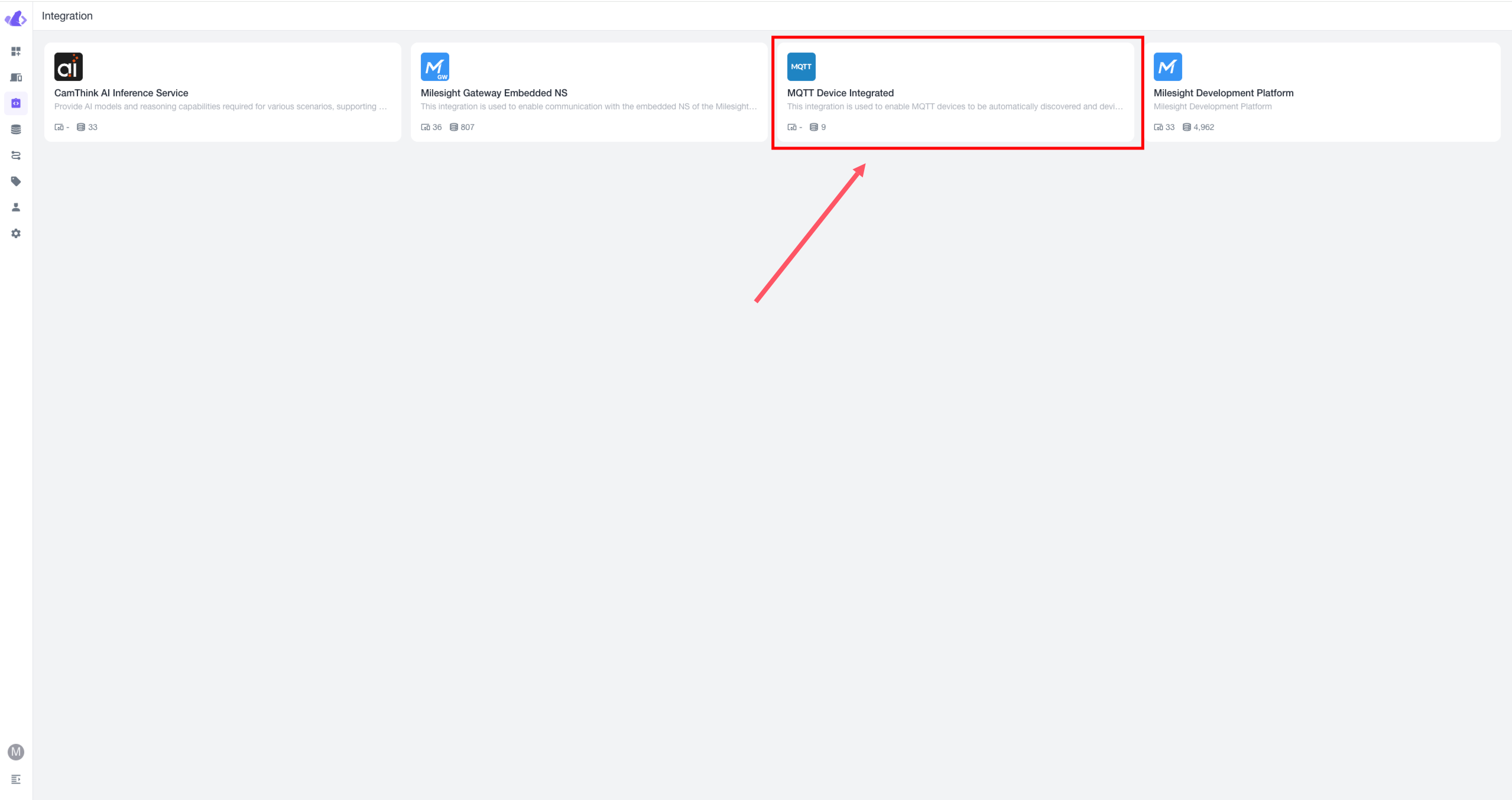 MQTT Device Integrated