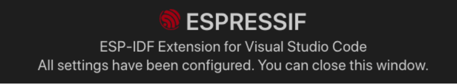 Installation completion interface