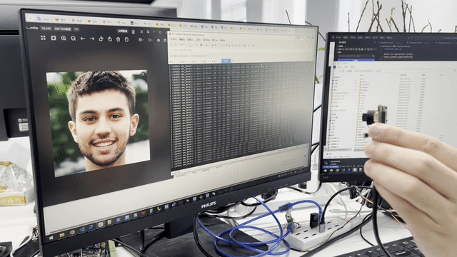 Dynamic Face Detection Effect Diagram