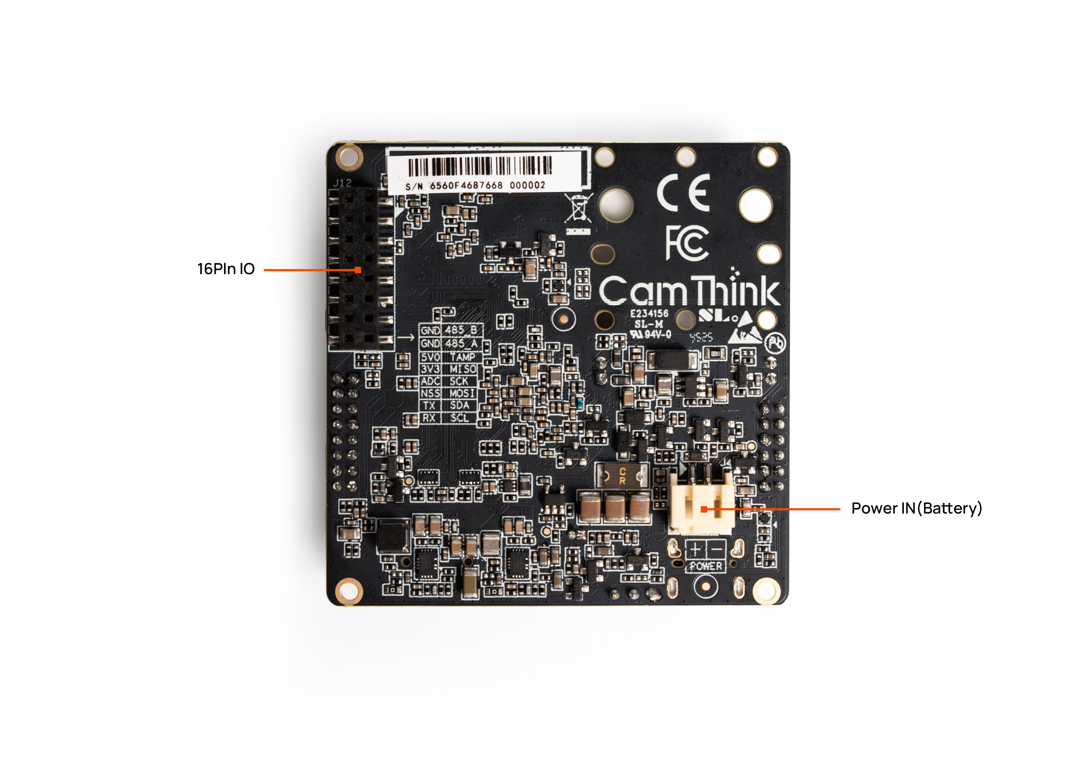 Development board back